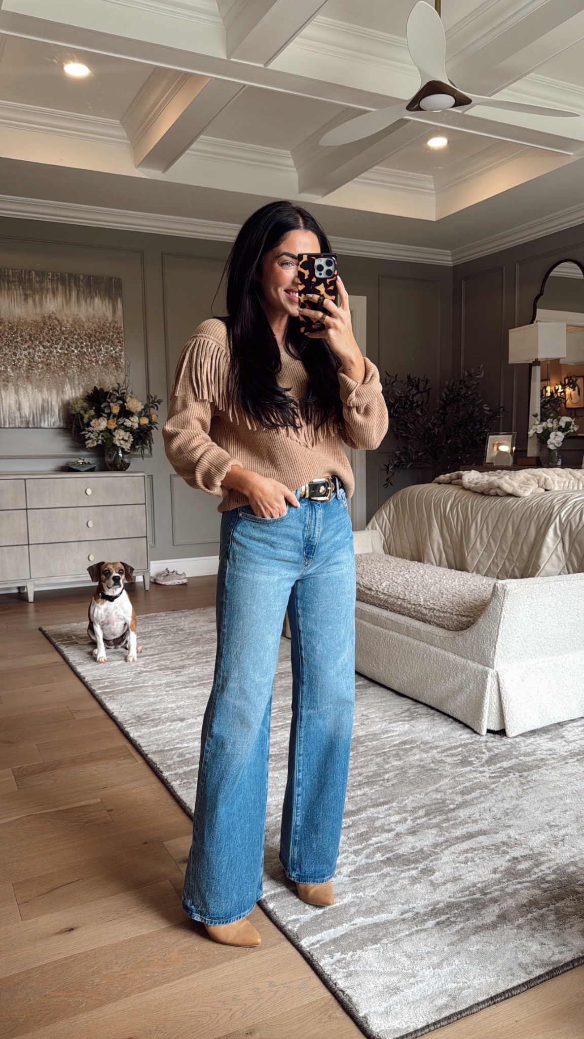 All 50% off! I wear a 26 regular & size small in tops!