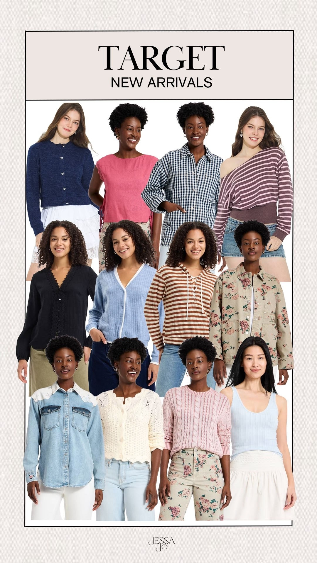 Target new arrivals. Target fashion. Target spring sweater. Target floral denim barn jacket. Target spring style. Target spring jacket. 

#LTKdayinmylife #LTKSeasonal #LTKootd