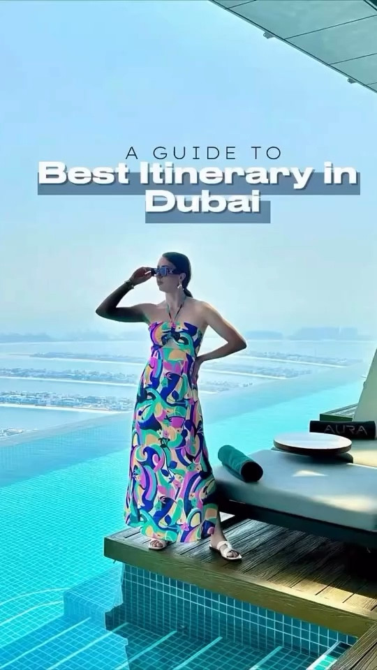 Here’s our full Dubai itinerary — made with all my love🐪↔️swipe to the last page for all the details ✈️

📸INFINITY POOL ( COVER)
@auraskypool.dubai 

1- DESERT SAFARI 
@desert_fun_tourism 
2- MIRACLE GARDENS 
@dubaimiraclegarden 
3- BURJ KHALIFA
@burjkhalifa at @thedubaimall 
4- DUBAI FOUNTAIN 
@thedubaifountain 
5- THE AQUARIUM 
@dubaiaquarium 
6- YACTH TOUR 
7- AQUAVENTURE WATER PARK
@aquaventureworld 
8- FULL ITINERARY 💕

#dubaï #dubaitourism #visitdubai