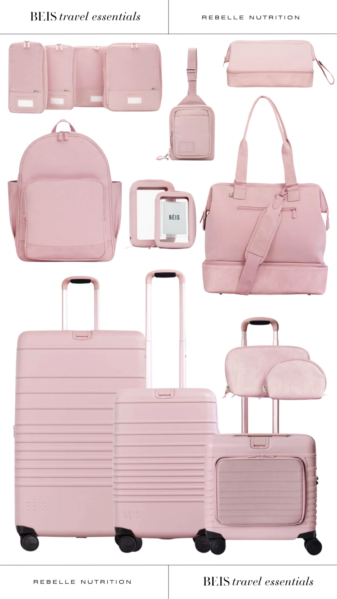 Cute pink luggage and travel essentials from Beis! The Atlas Pink color way is a fun pop of color, available in suitcases, carry on bags, cosmetic pouches, packing cubes and more!

Beis suitcase, Beis luggage, Beis carry on, Beis wekeender, Beis pouches, Beis belt bag, Beis backpack, Beis carry on suitcase, Beis roller suitcase, weekender bag, roller suitcase, carry on suitcase, checked suitcase, hard shell luggage, hard shell suitcase, roller carry on, pink suitcase, pink roller, pink carry on, pink luggage, pink weekender, pink backpack, pink packing cubes, pink pouches, cute luggage, cute suitcase, girly suitcase, girly luggage, cute carry on, girly carry on

#LTKstyletip #LTKitbag #LTKtravel