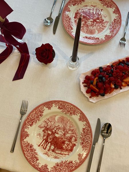 Festive table 🍒❤️‍🩹💌❤️

#LTKhome #LTKSeasonal