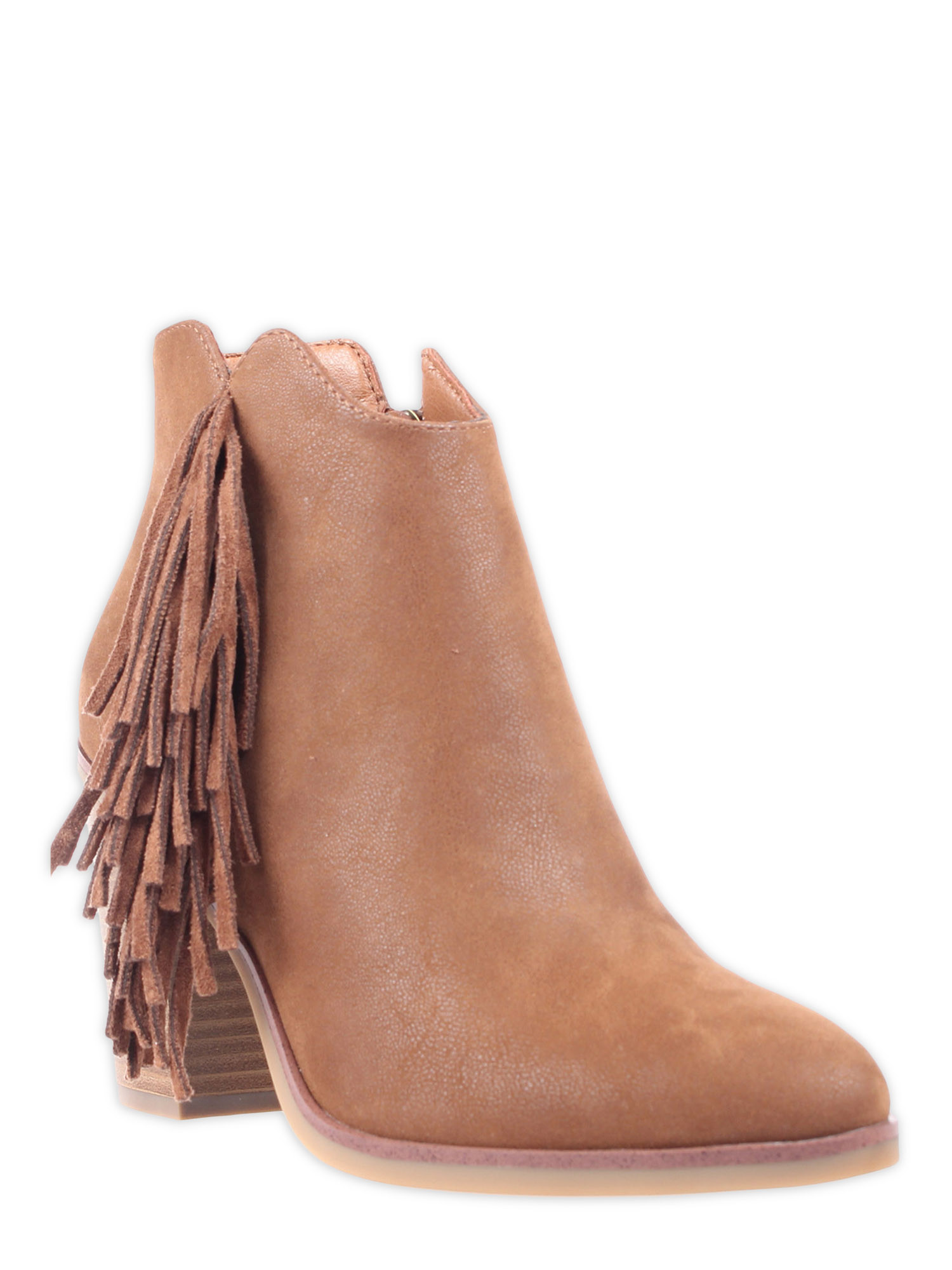 MIA GIRL Women's Avril Fringe Booties | Walmart (US)