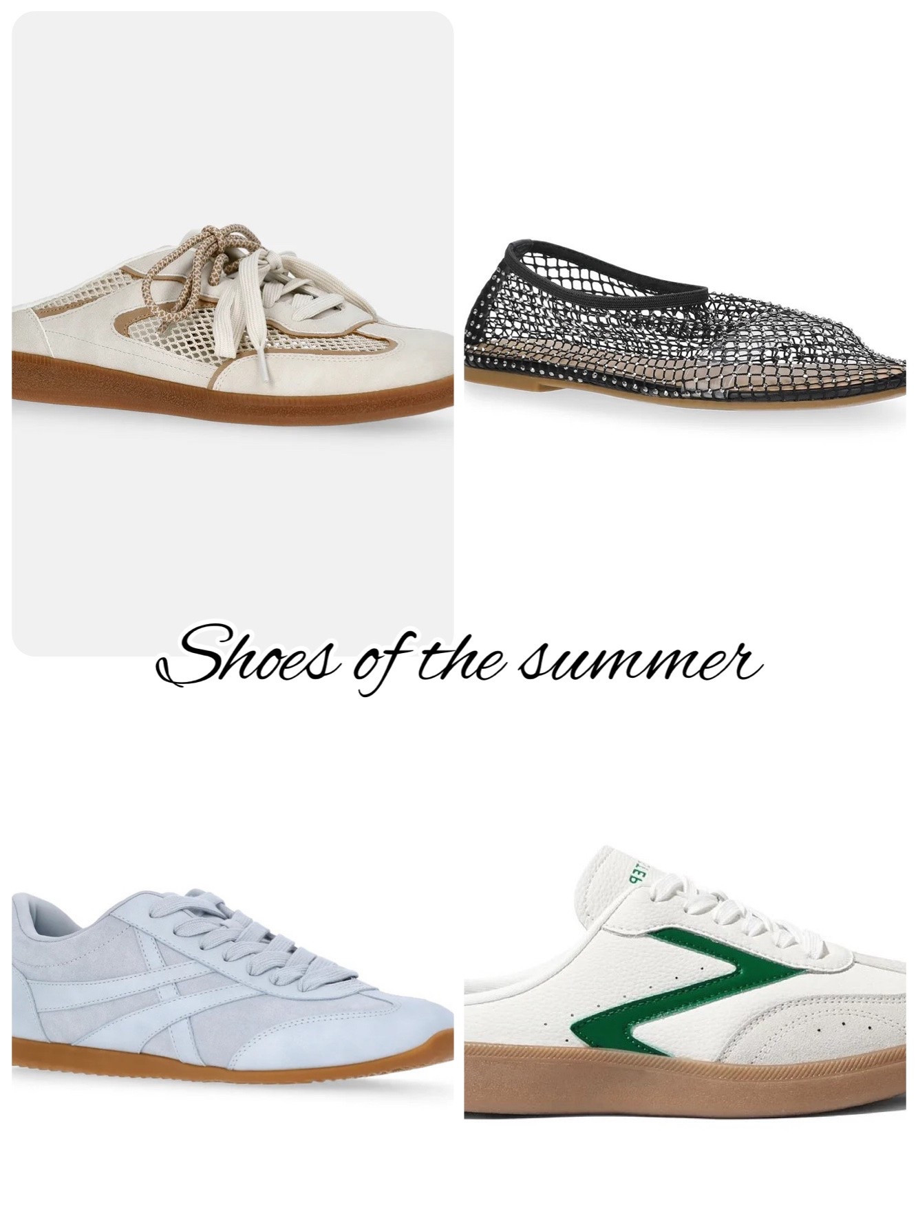 Summer shoe staples

#LTKdayinmylife #LTKgrwm #LTKootd