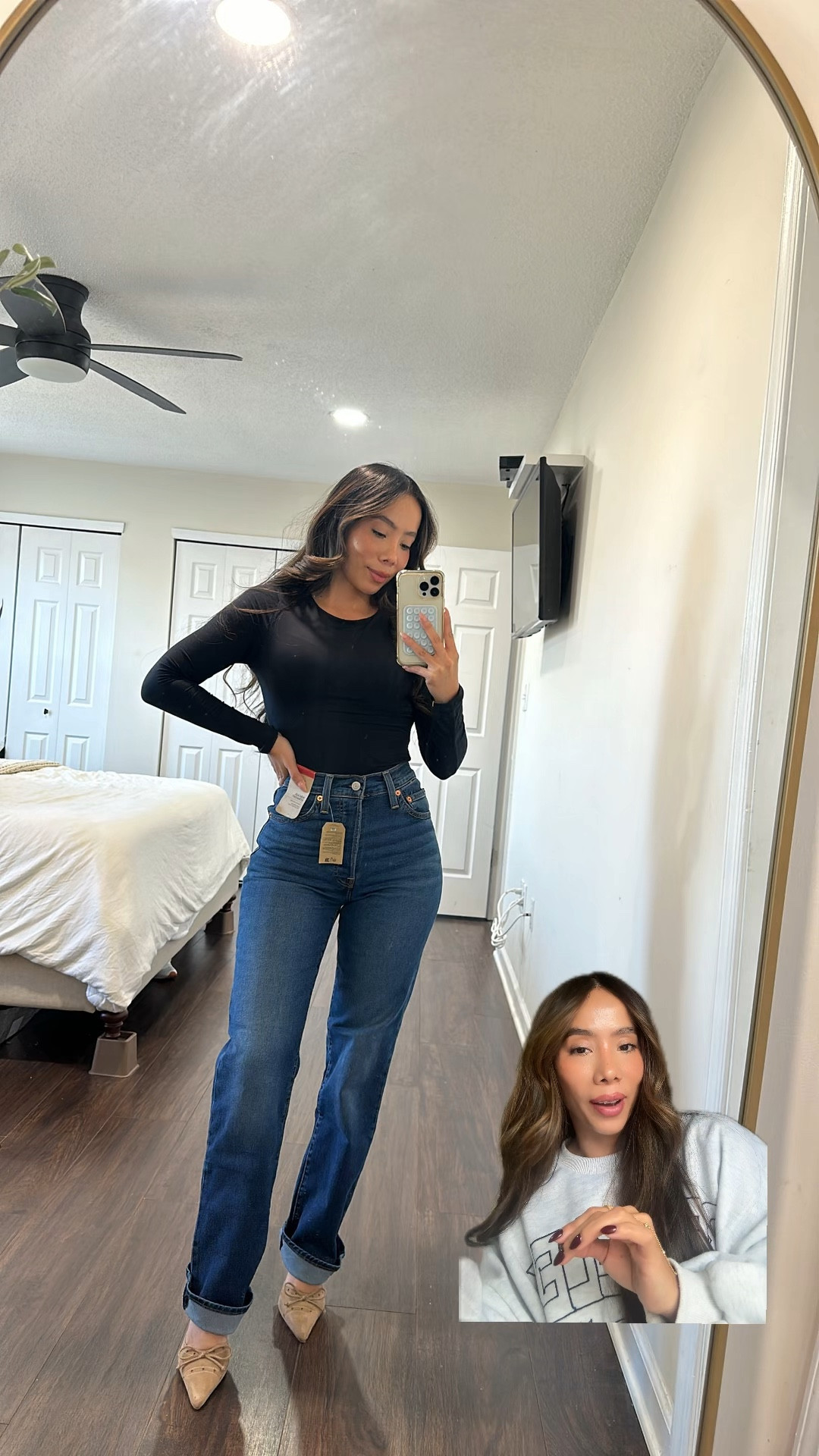 Full length Levi’s are also part of the Amazon early fashion deals! #FallFavorites2024, #amazonholiday #amazonpartner 

#LTKFindsUnder50 #LTKSaleAlert #LTKWatchNow