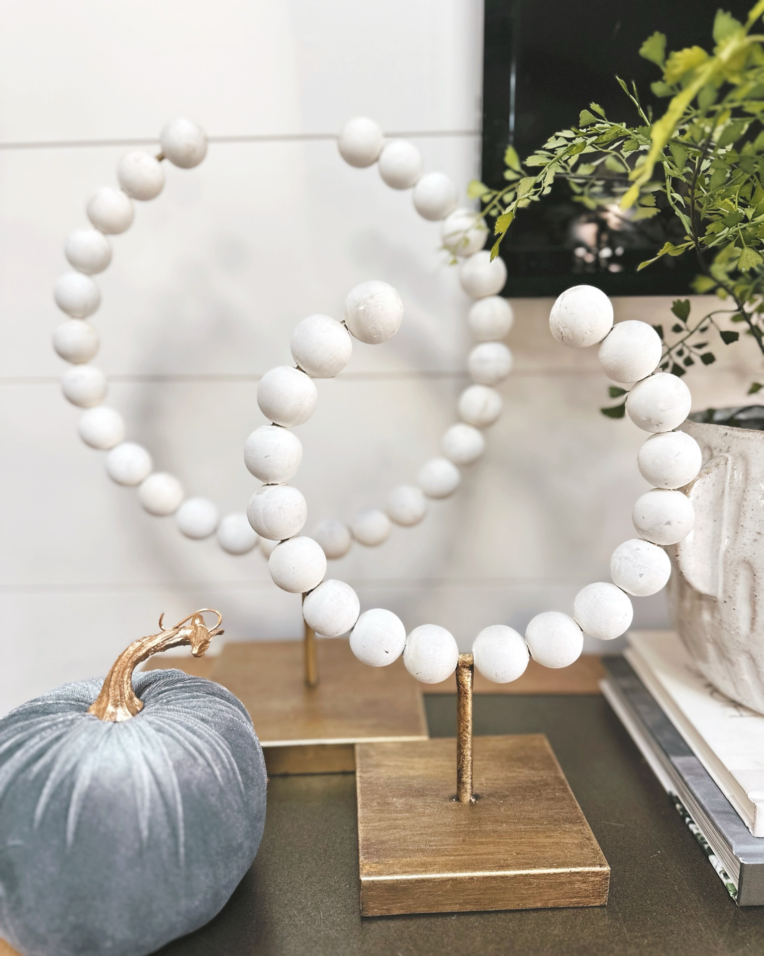 @Wayfair white semi circle wood and metal decor pieces perfect for bookshelves, console tables, night stands etc 🏡 Best selling decor pieces in Emily’s home! #wayfair #wayfairpartner #home #decor

#LTKStyleTip #LTKHome