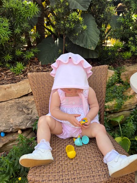Nothing better than a baby in a bonnet at Easter #TBBC #toddlerstyle #easteroutfit #toddlergirl 

#LTKkids #LTKbaby #LTKSeasonal