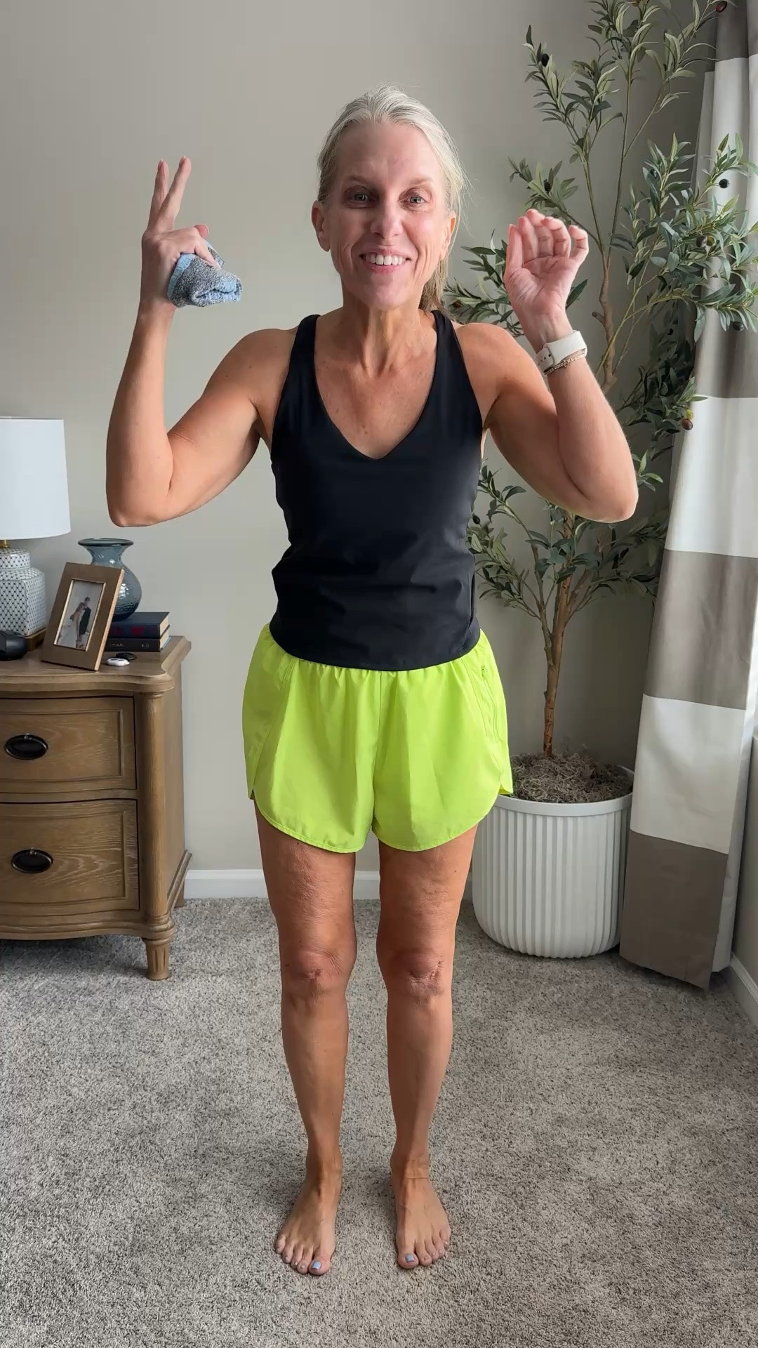 Use LISAXSPANX ￼ ON YOUR FIRST Spanx PURCHASE FOR 15% OFF. I’M WEARING A SMALL TOP AND MEDIUM SHORTS. Use LISA10 on visor

#LTKootd #LTKActive #LTKOver40