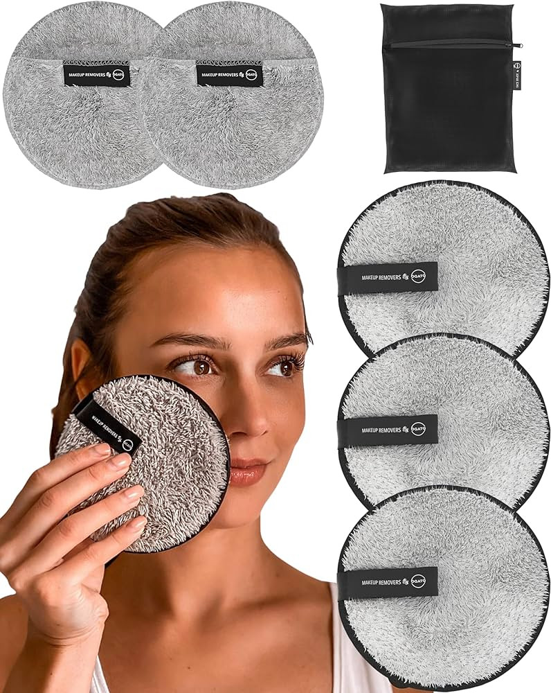 Ogato Reusable Makeup Remover Pads -6pc Reusable Makeup Remover Cloths - Reusable Face Pads, Make... | Amazon (US)