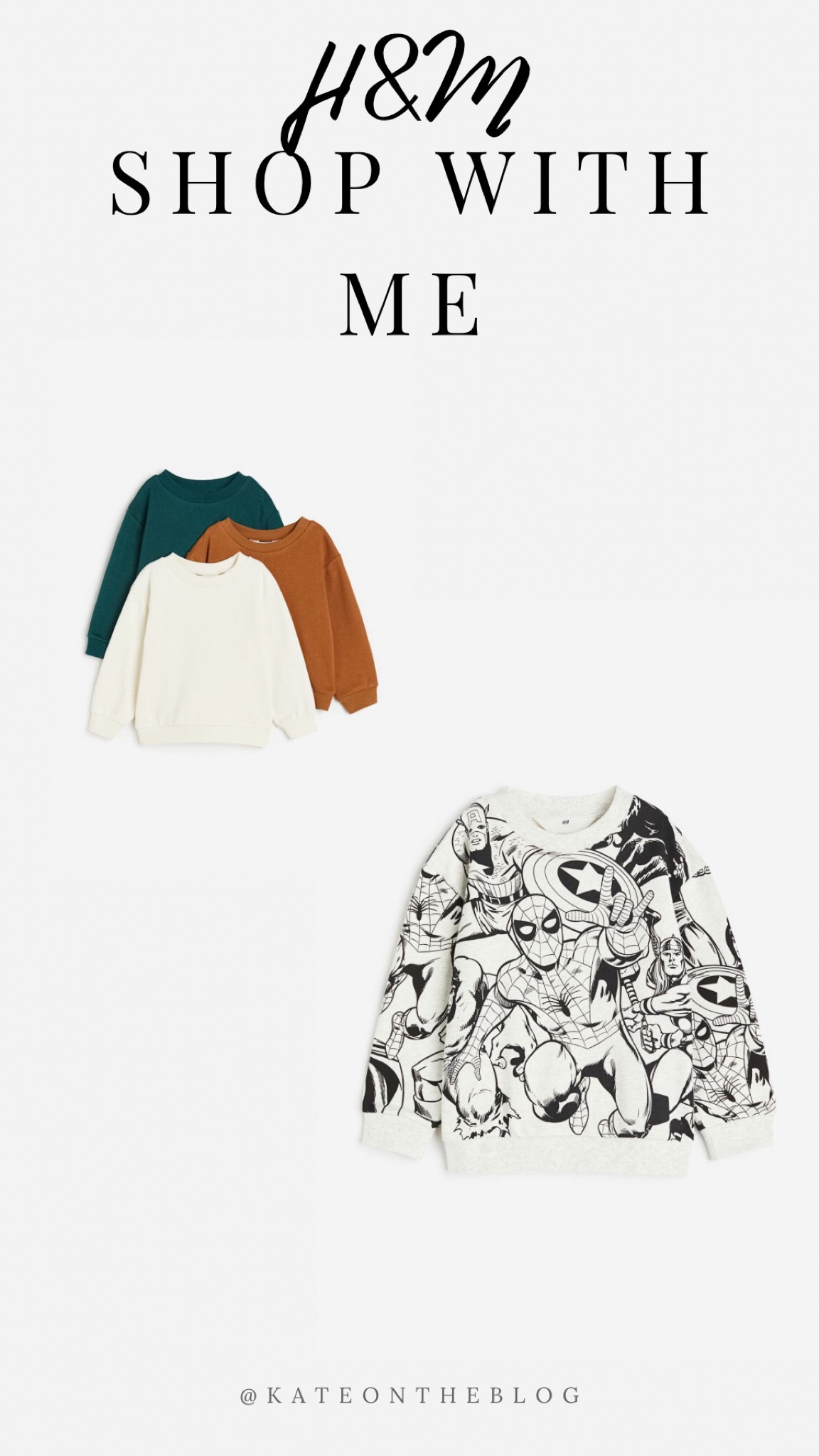 New arrivals at H&M! Unisex kids sweater options! Neutrals or Spider-Man !!! 

#LTKkids #LTKFind #LTKfamily