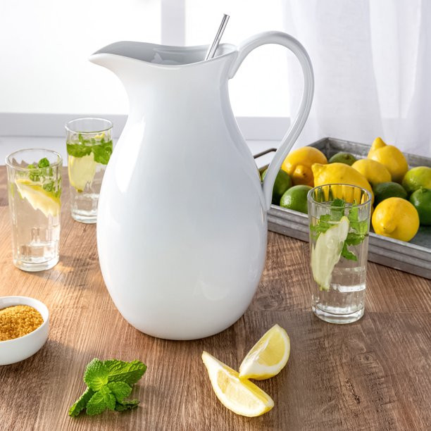 Better Homes & Gardens White Porcelain Pitcher | Walmart (US)