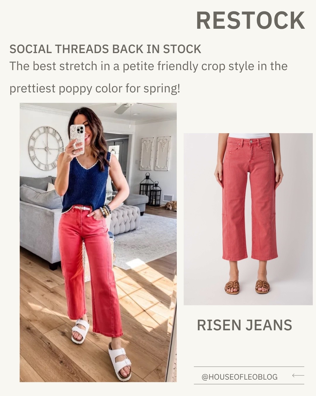 Wearing 25 cropped jeans.  Small tank.



#LTKPetite #LTKOver40