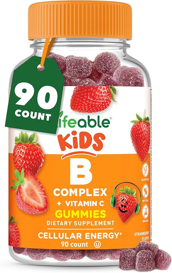 Lifeable Vitamin B Complex for Kids | with VIT C | Great Tasting B Complex Gummies | Vegan Kids B... | Amazon (US)
