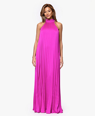 Women's Pleat Detail Ball Gown Dress | Macy's