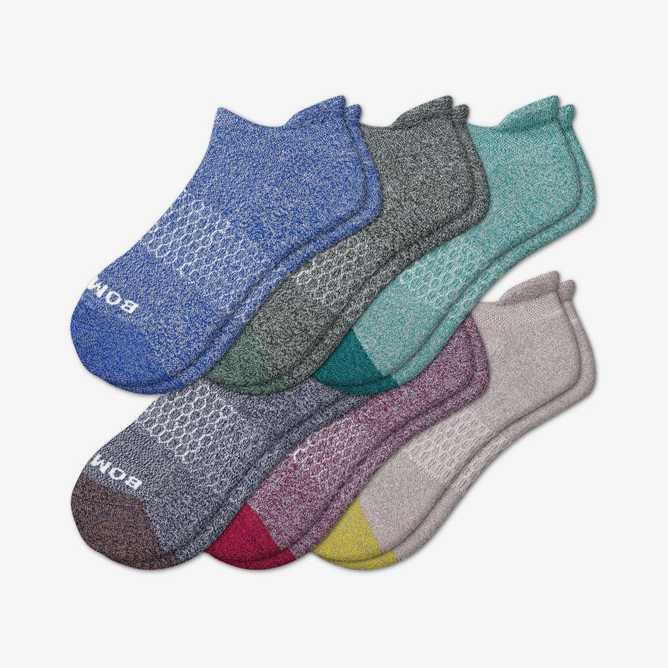Men's Marl Ankle Sock 6-Pack | Bombas