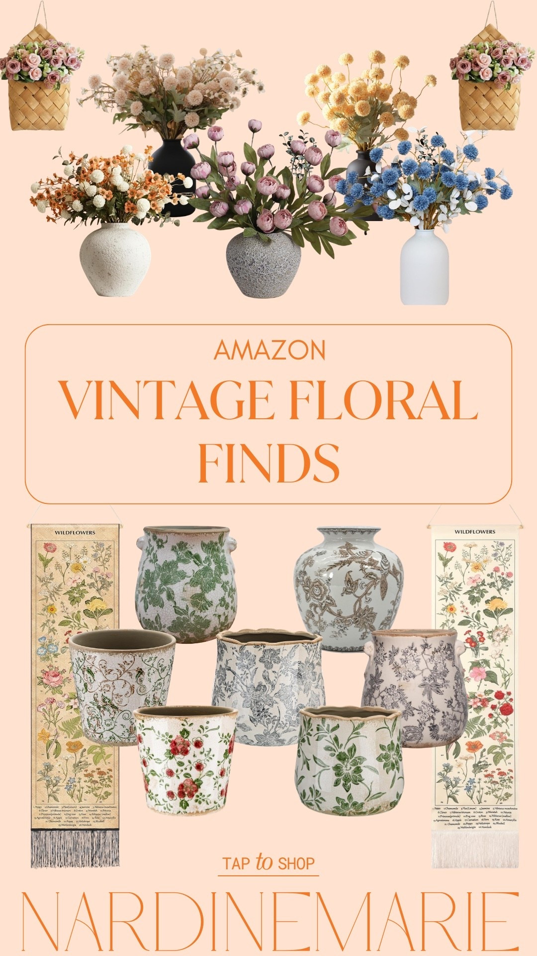 If you love that collected, old-money, vintage feel — this one’s for you. 🏺💐

These faux florals + vases give that soft, romantic look without the upkeep. I love mixing muted stems with textured ceramic or glass for that effortless styled shelf moment. ✨

Such an easy way to refresh a space for spring without constantly replacing fresh flowers!

amazon home finds, vintage decor, faux florals, shelf styling, neutral home

#LTKHome