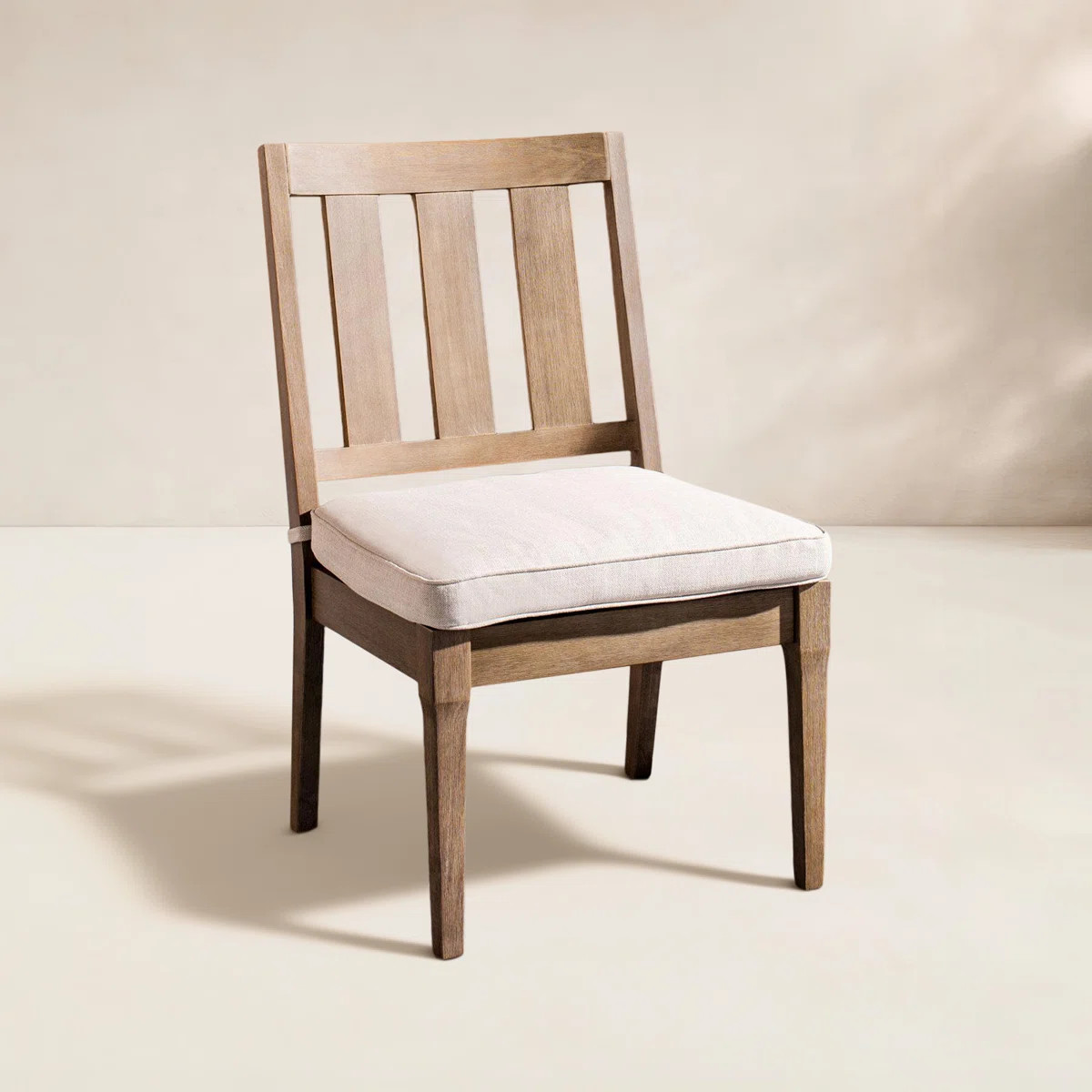 Samya Wooden Patio Dining Chair (Set of 2) | Wayfair North America