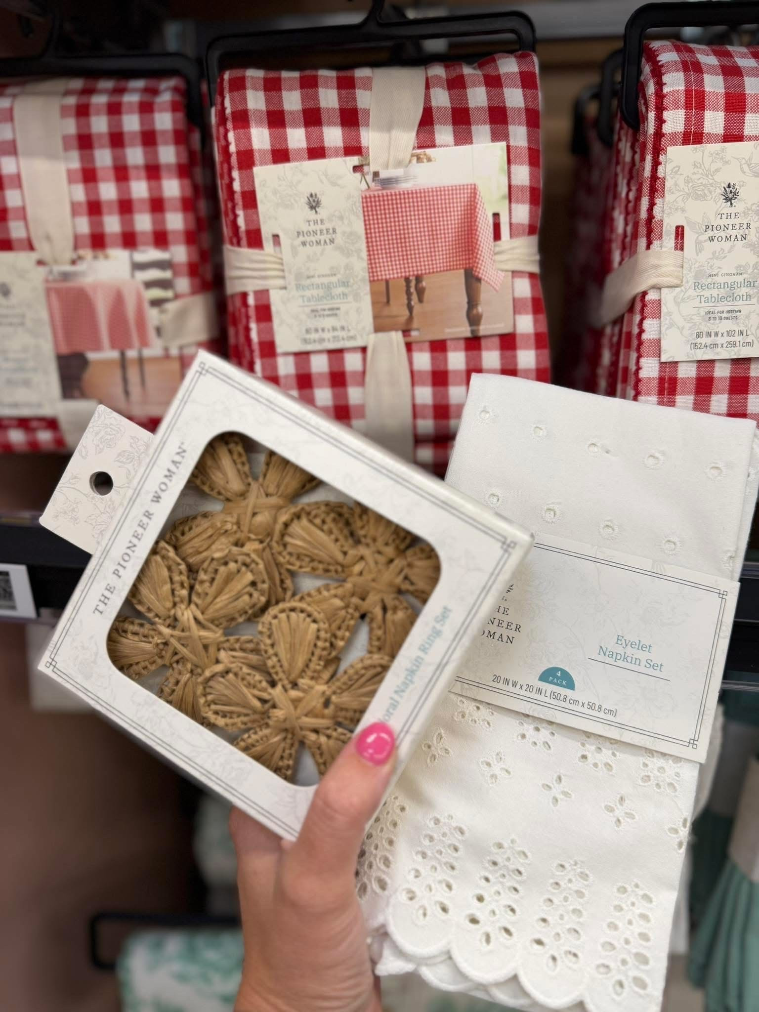 Putting the gingham tablecloth on my table as soon as I finish posting this! #walmartfinds

#LTKHome #LTKSeasonal #LTKSaleAlert