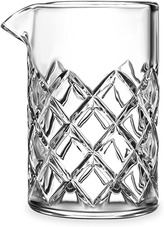 Cocktail Mixing Glass - Bar Mixing Pitcher for Stirring Drinks - 1/4-inch Thick Walls - 17-ounce,... | Amazon (US)