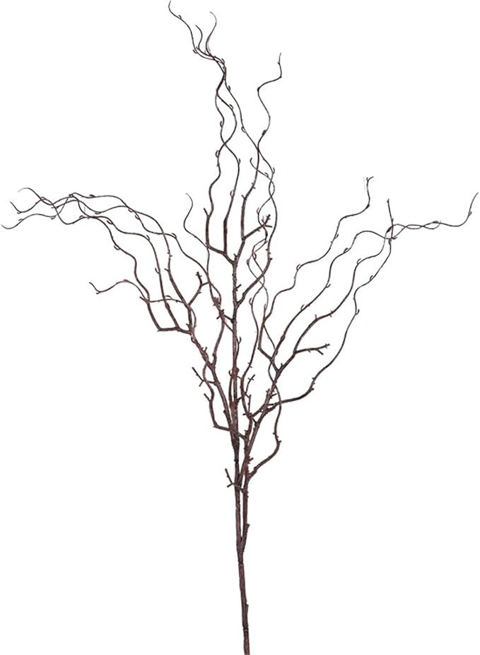 Decorative Artificial Branches, 47.2 Inch Artificial Dried Tree Branches, Faux Curly Willow Branc... | Amazon (US)