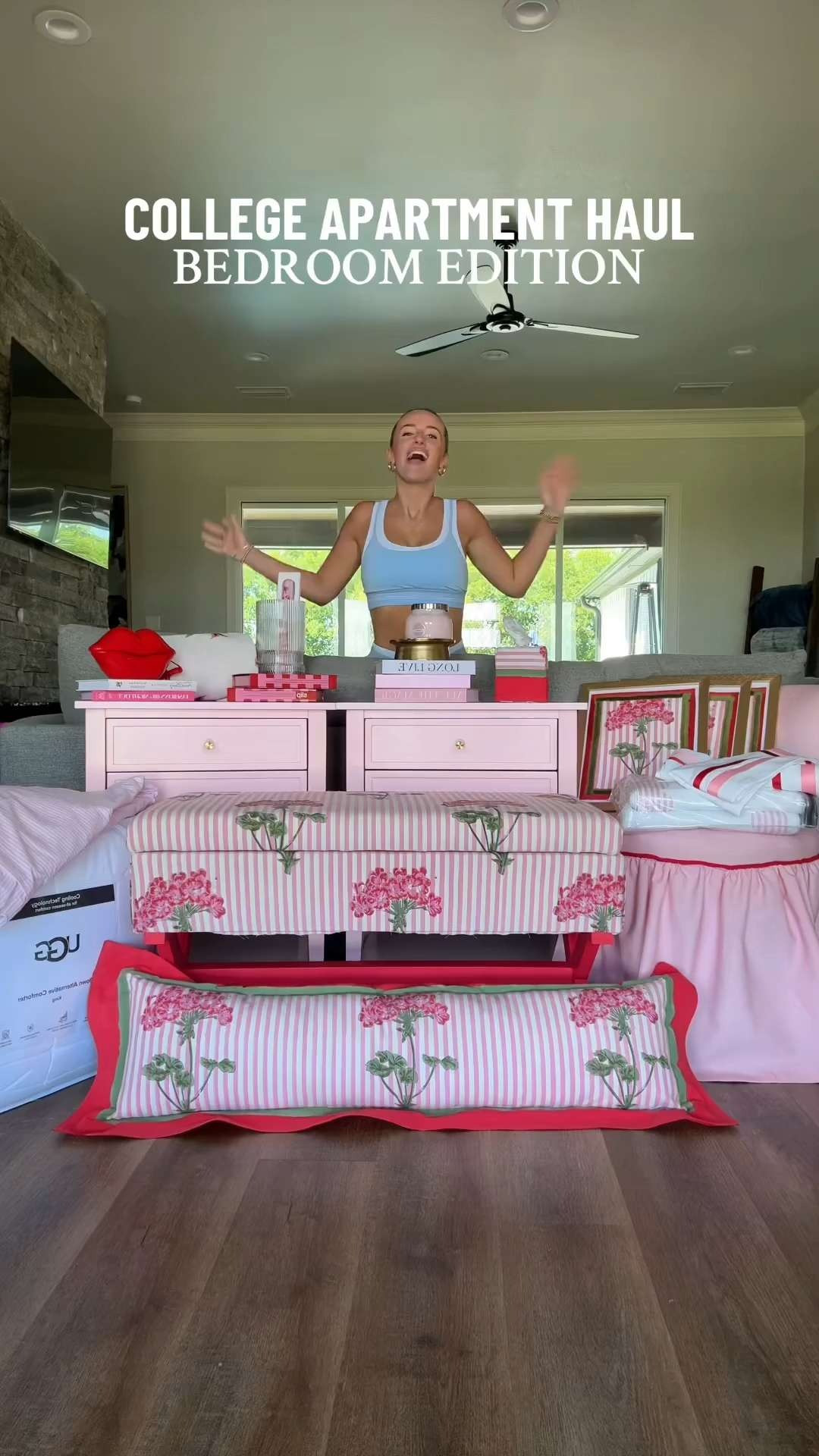 ✨COLLEGE APARTMENT HAUL: JUNIOR YEAR BEDROOM EDITION✨
Here’s everything I’ve picked up for my college apartment so far—starting with my favorite DIYs (shoutout to my mom for sewing basically everything 😭). From scalloped Pottery Barn bedding to satin pillowcases, pink nightstands, Amazon blackout curtains, and a Pinterest-inspired lumbar pillow, I’m so obsessed with how it’s coming together. 

#CollegeApartmentHaul #DormDecor #AmazonHomeFinds #SmallSpaceStyle #BeddingInspo #CollegeBedroomIdeas #JuniorYearStyle #LTKHome #LTKBacktoSchool #ApartmentDecor #DIYRoomDecor #AmazonDormEssentials #PotteryBarnDupes #LTKCollege 

 