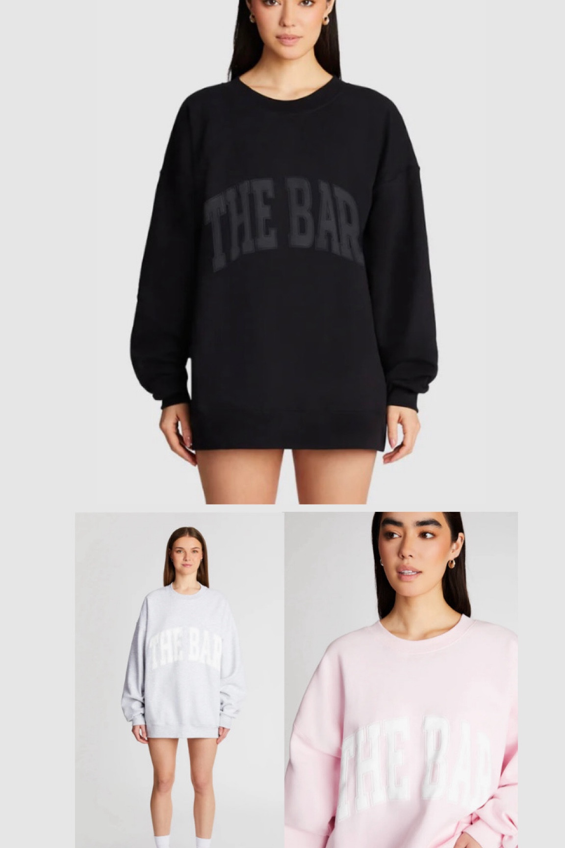 The Bar Varsity sweatshirts are restocked but not for long! 