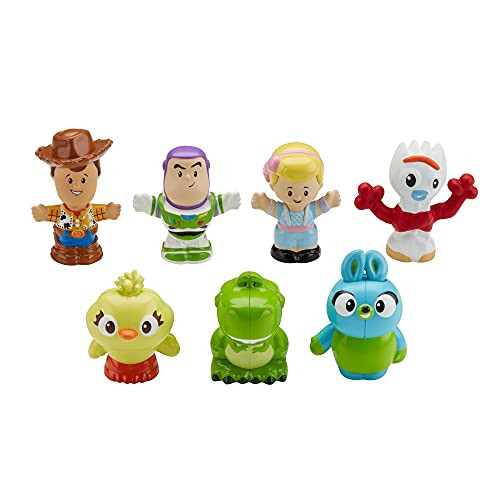 Fisher-Price Little People Toddler Toy Disney Toy Story 7 Friends Figure Set with Woody & Buzz Li... | Amazon (US)