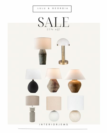 Table lamps on sale, 35% off lamps from lulu and Georgia, modern lamp, tall lamps, large lamps 

#LTKstyletip #LTKsalealert #LTKhome