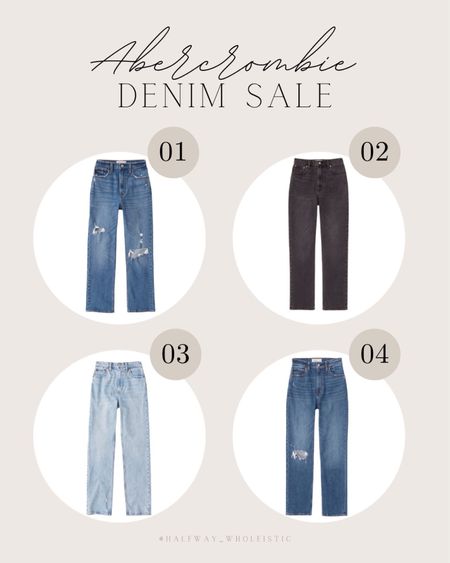My favorite denim is on sale at Abercrombie - almost 50% off! 👏🏼 I wear size 26 regular.

#jeans #highrise #straightjeans #winterfashion #90s

#LTKfindsunder50 #LTKsalealert #LTKfindsunder100