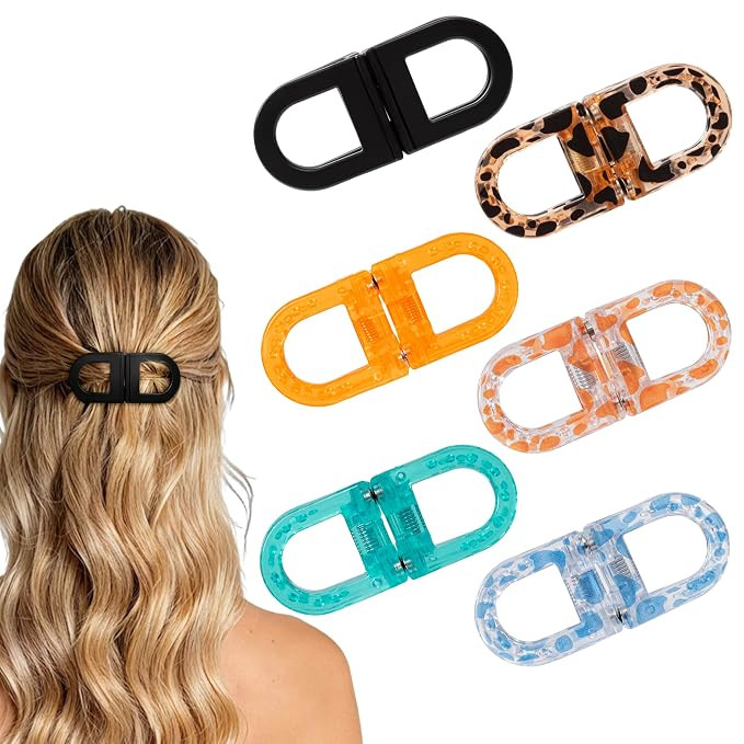Sunolga Magnetic Hair Clips, Decorative Strong Hold No-Slip Claw Clips, 6pcs DIY Cute Magnetic Se... | Amazon (US)