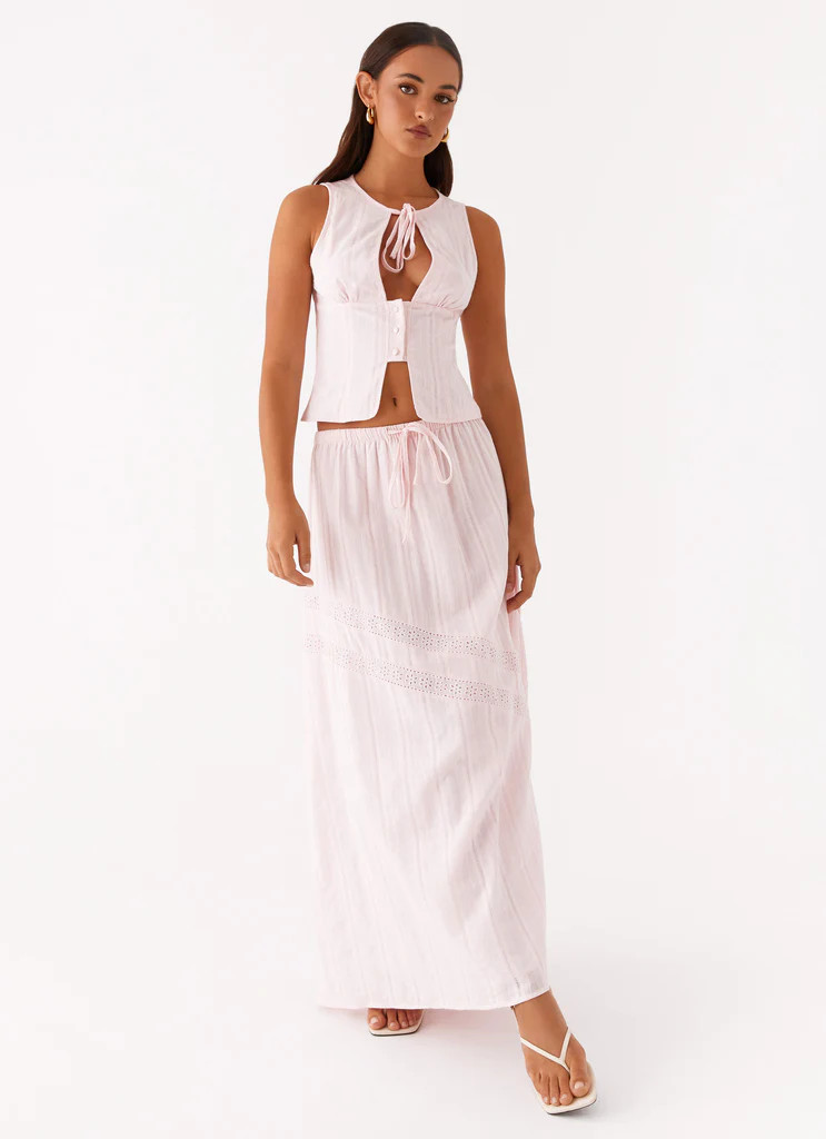Bailey Maxi Skirt - Blush | Peppermayo (Global)
