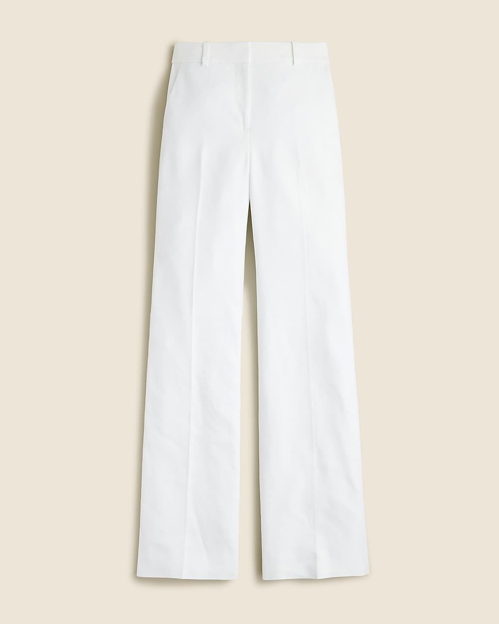 Petite Carolina flare pant in stretch linen blend | J. Crew US