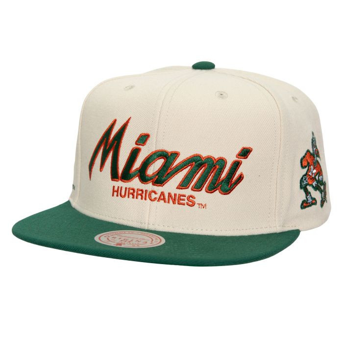 Just Don Cream Snapback University of Miami | Mitchell & Ness