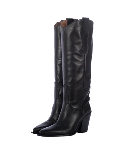 Buy Ana Black Tall Boots by Toral - Boots | Seezona | Seezona