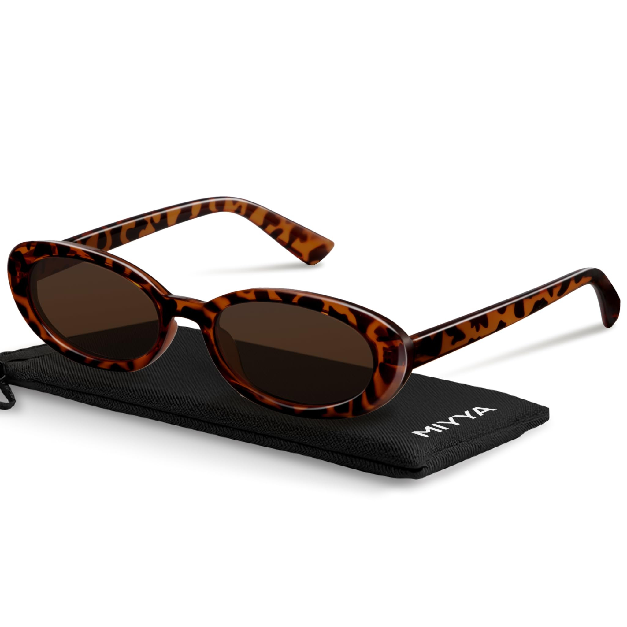 miyya Trendy Polarized Sunglasses Women, Oval Sunglasses for Women Men, Retro Sun Glasses for Wom... | Amazon (US)