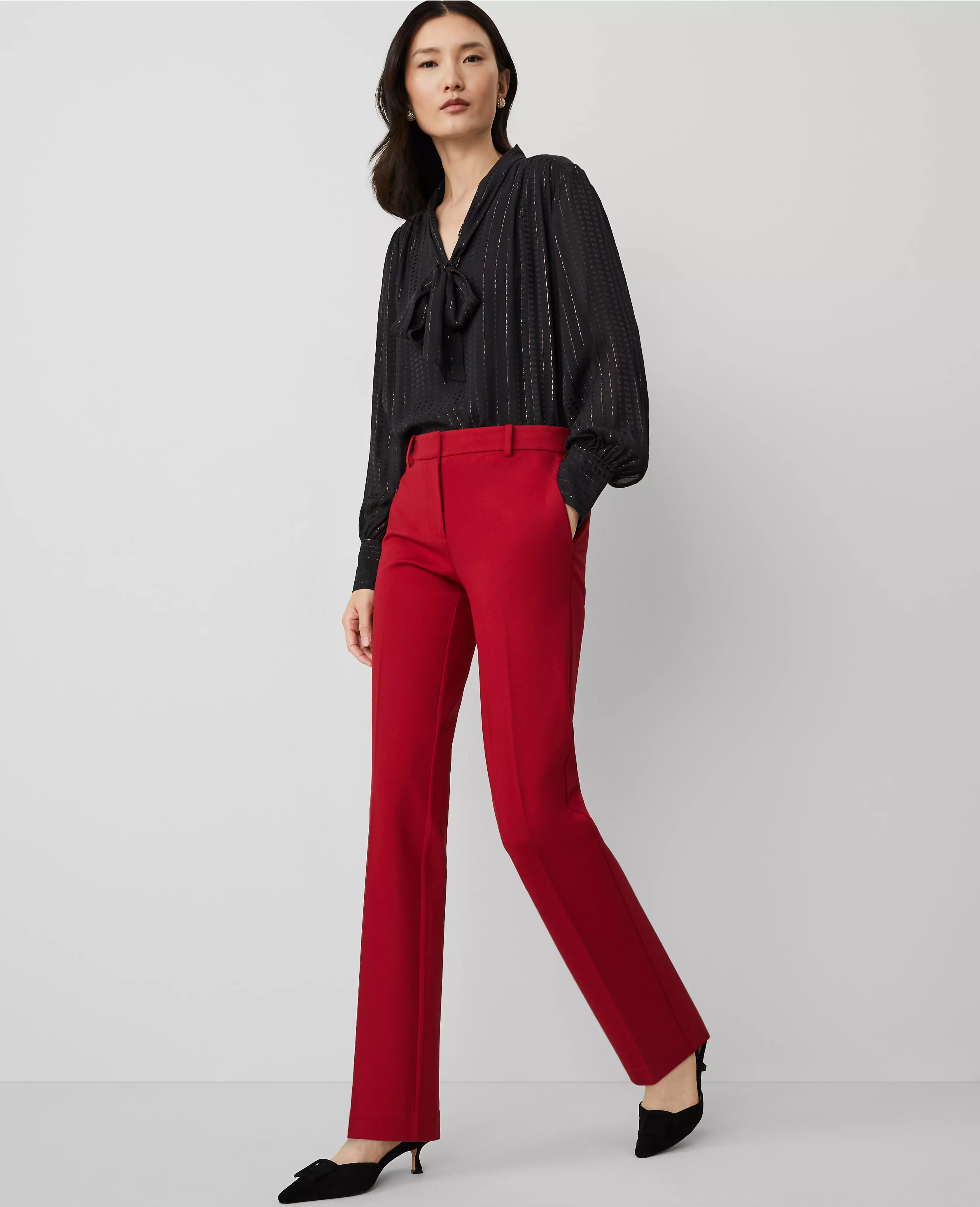 The Petite Sophia Ponte Pant | Ann Taylor (US)