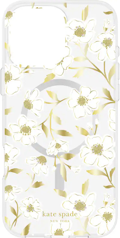 kate spade new york - Protective Case with MagSafe for Apple iPhone 16 Pro Max - Sunshine Floral | Best Buy U.S.