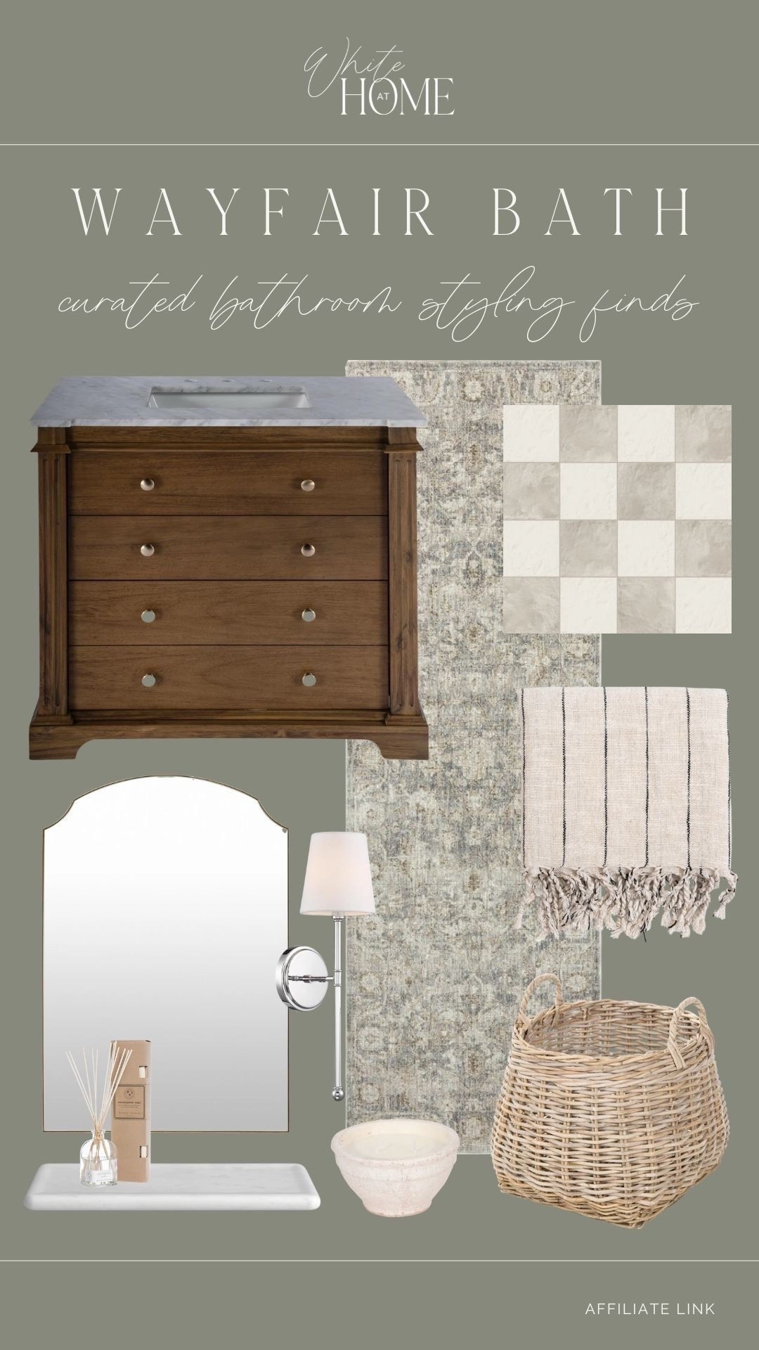 A little bathroom renovation/refresh inspiration I am absolutely loving! This curated collection of finds is all from Wayfair! The perfect pieces for a styled bathroom. This tile is gorgeous and such a timeless addition as well. @wayfair #wayfair #wayfairpartner #ad
 

 

#LTKHome