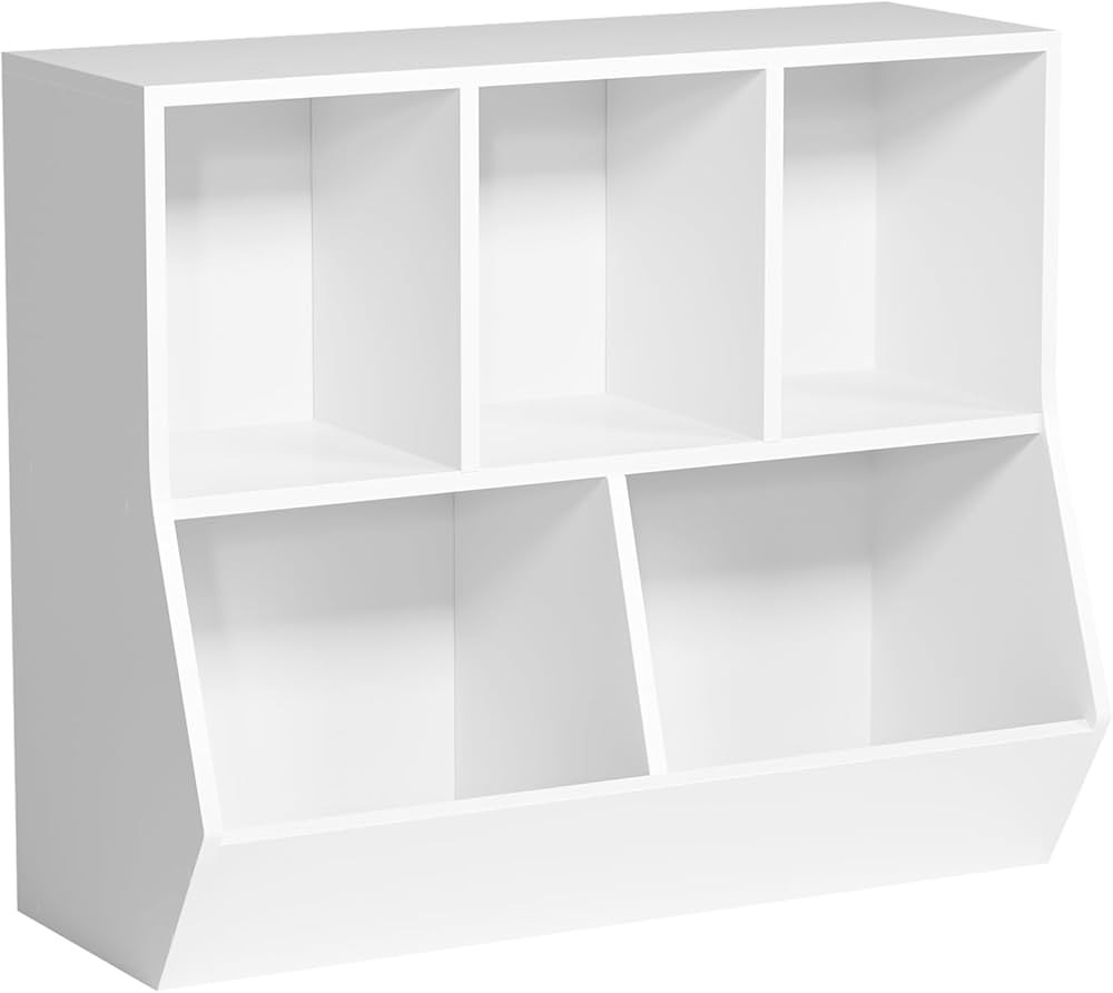 oneinmil Kids Bookshelf and Toy Storage, 3-Tier Wooden Open Bookcase, Baby Book and Toy Storage D... | Amazon (US)