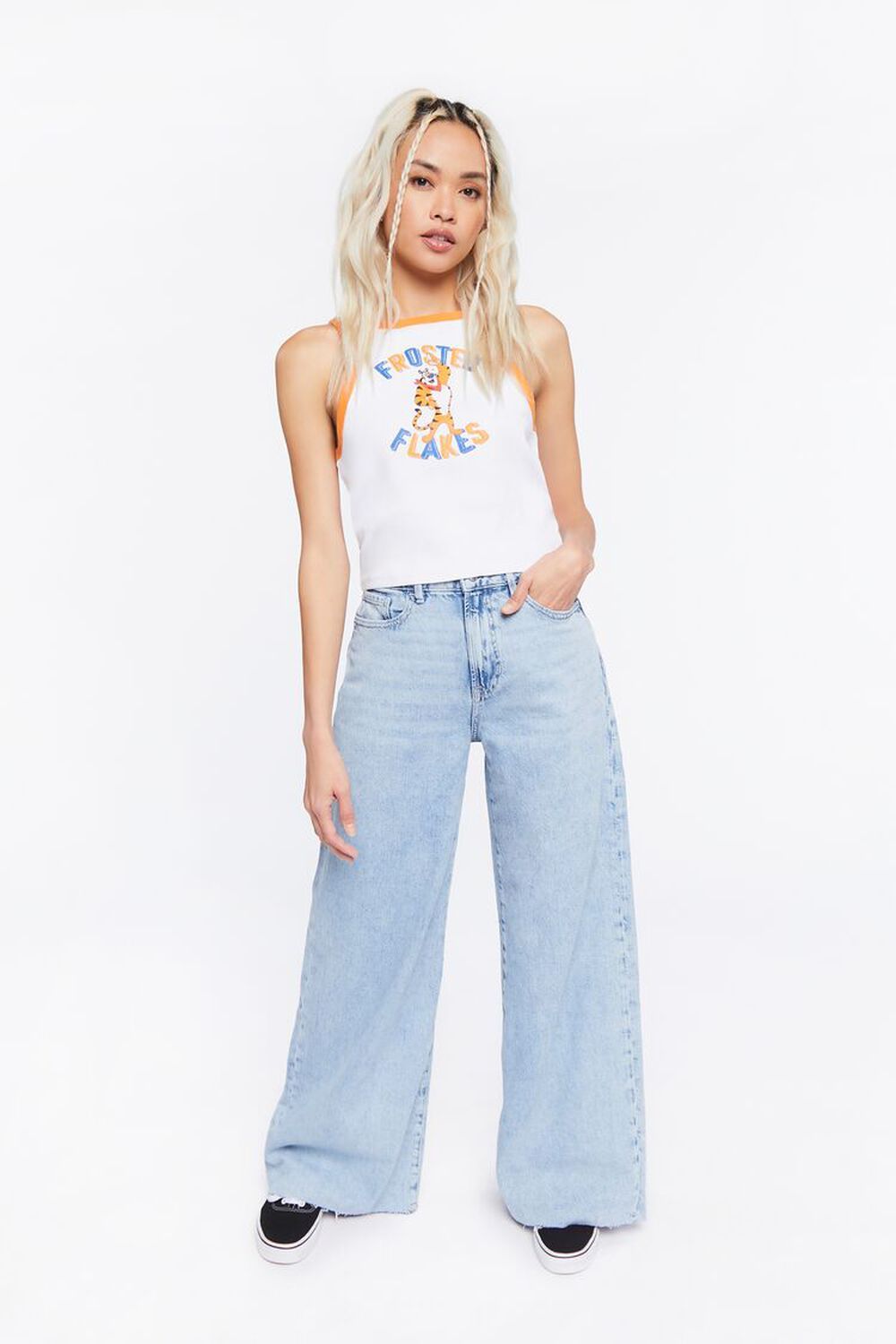 High-Rise Wide-Leg Jeans | Forever 21 (US)