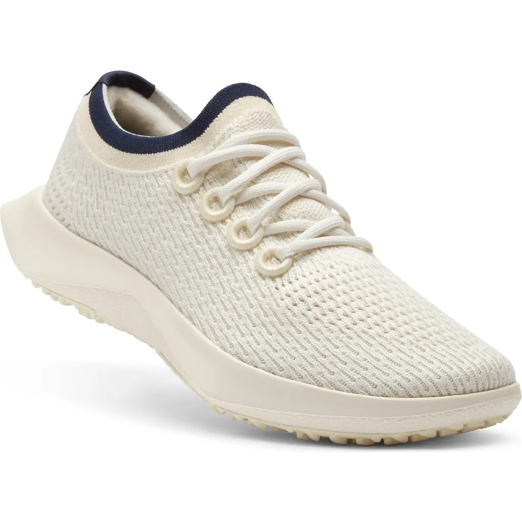 Allbirds Tree Dasher 2 Running Sneaker in Natural White/True Navy at Nordstrom, Size 9 | Nordstrom