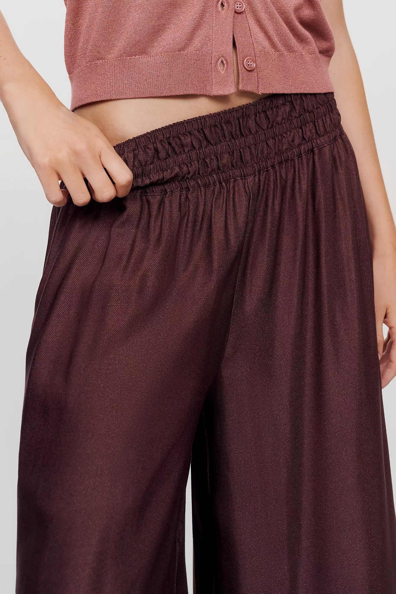 Somerset Silken Floral Pants | Anthropologie (US)