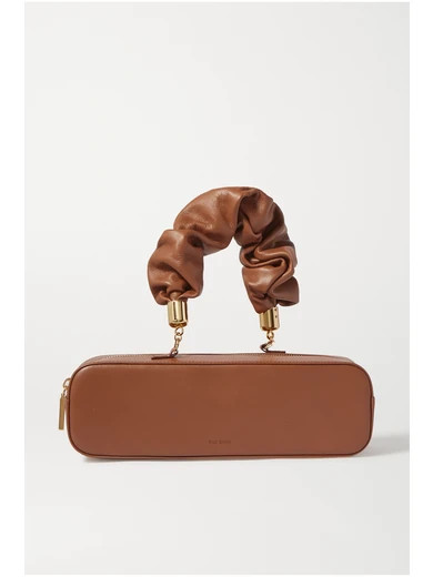 The Sant - Kinchaku Mini Leather Tote - Tan | NET-A-PORTER (US)