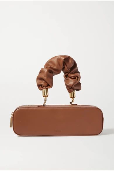 The Sant - Kinchaku Mini Leather Tote - Tan | NET-A-PORTER (US)