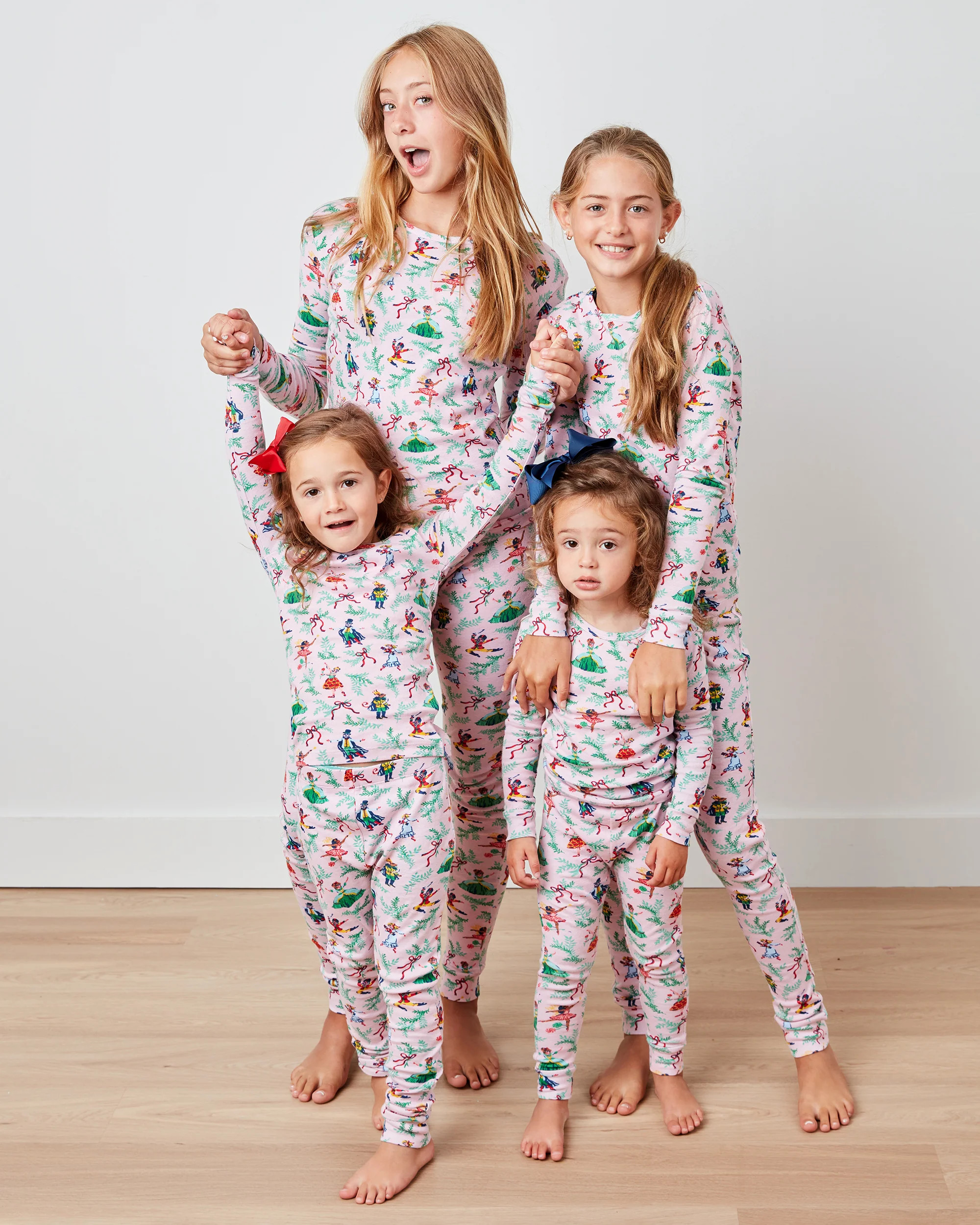 Nutcracker Dreams - Kids PJ Set - Ballet Pink | Printfresh