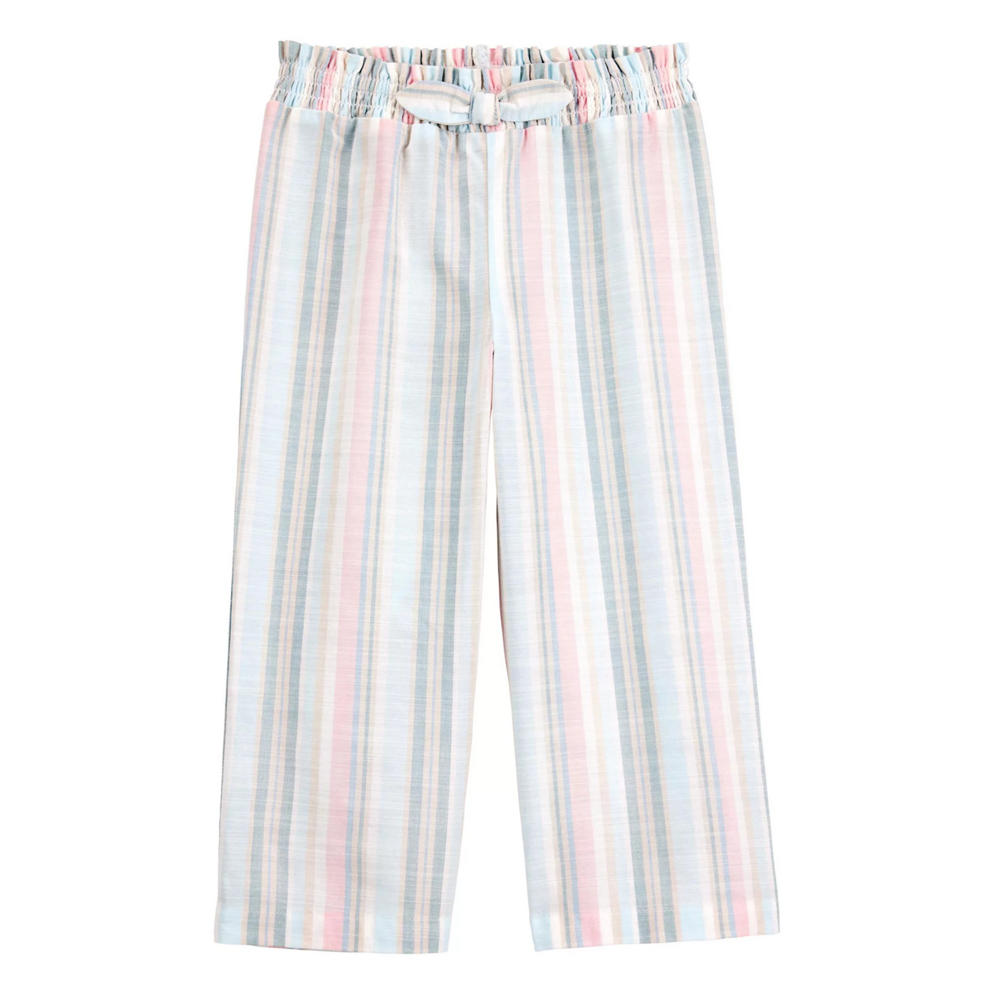 Toddler Girls Carter's Striped Tie-Waist Pants | Kohl's