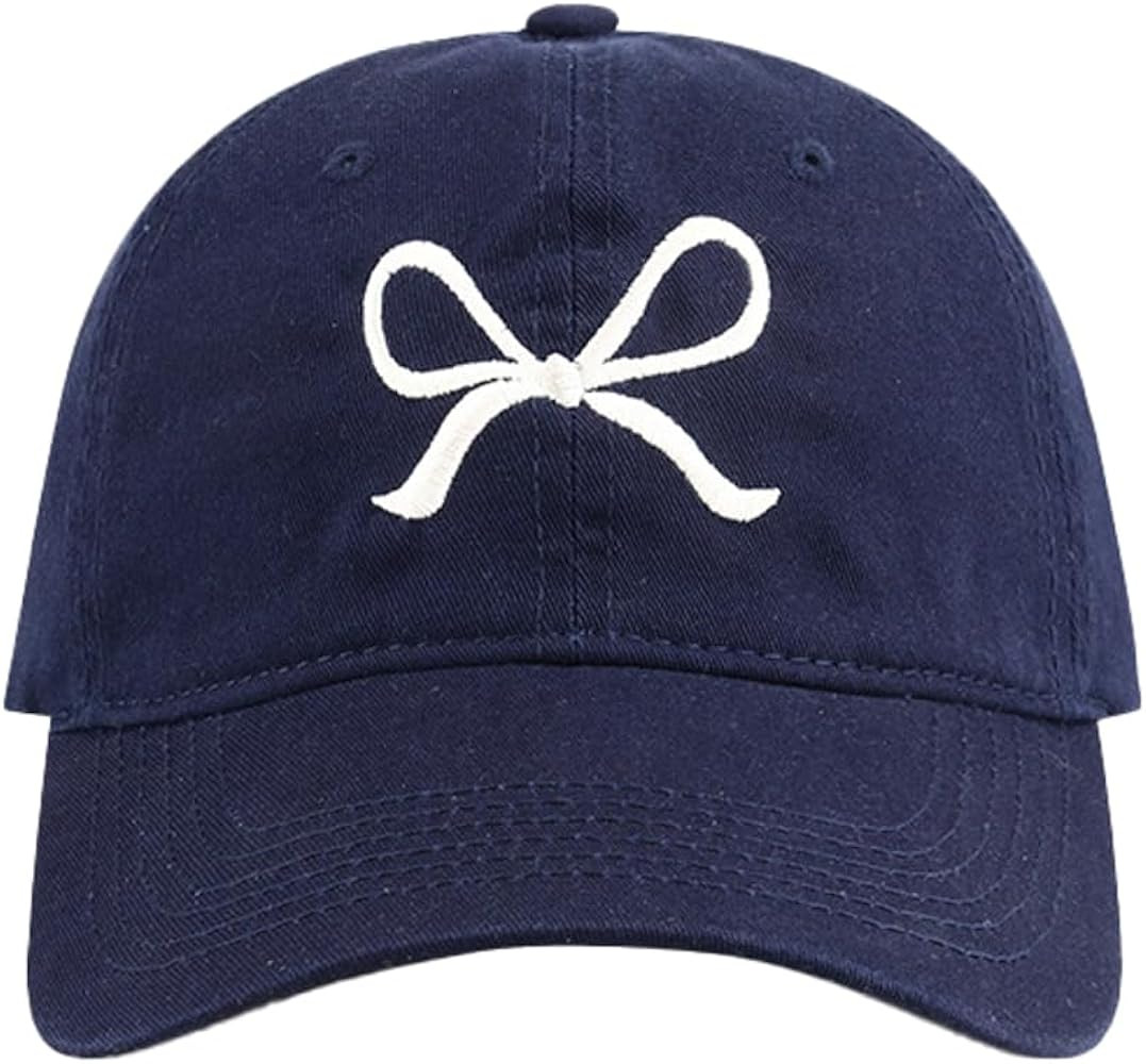 Bow-Tie Baseball Cap for Women Fashion Sun Hats for Women Trucker Hat Y2k Sun Cap Visor Cap Hikin... | Amazon (US)