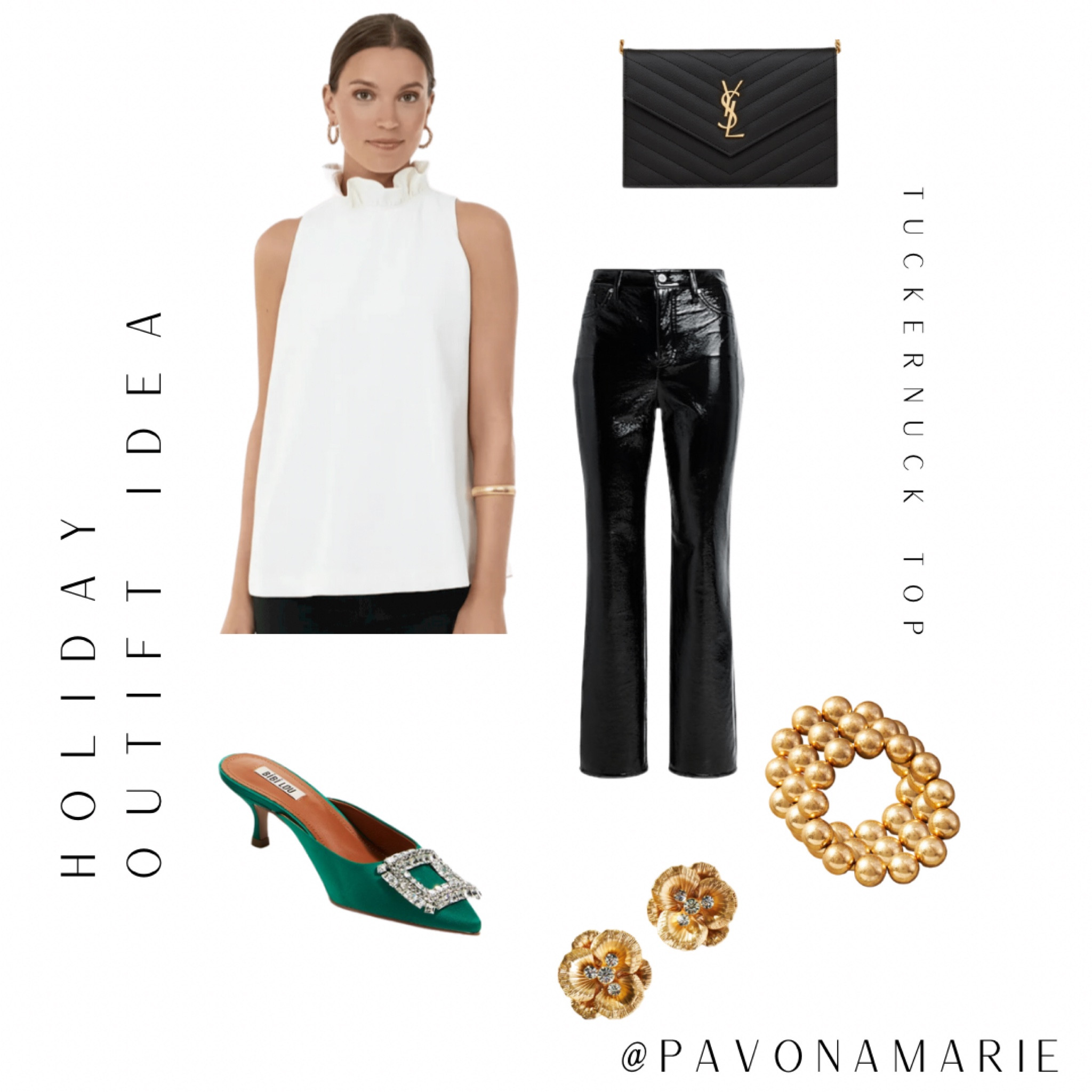 Holiday dinner idea. Christmas dinner outfit. Holiday outfit. Party outfit. New years outfit. Tuckernuck top. Express pants. Faux leather pants  

#LTKstyletip #LTKHoliday #LTKFind