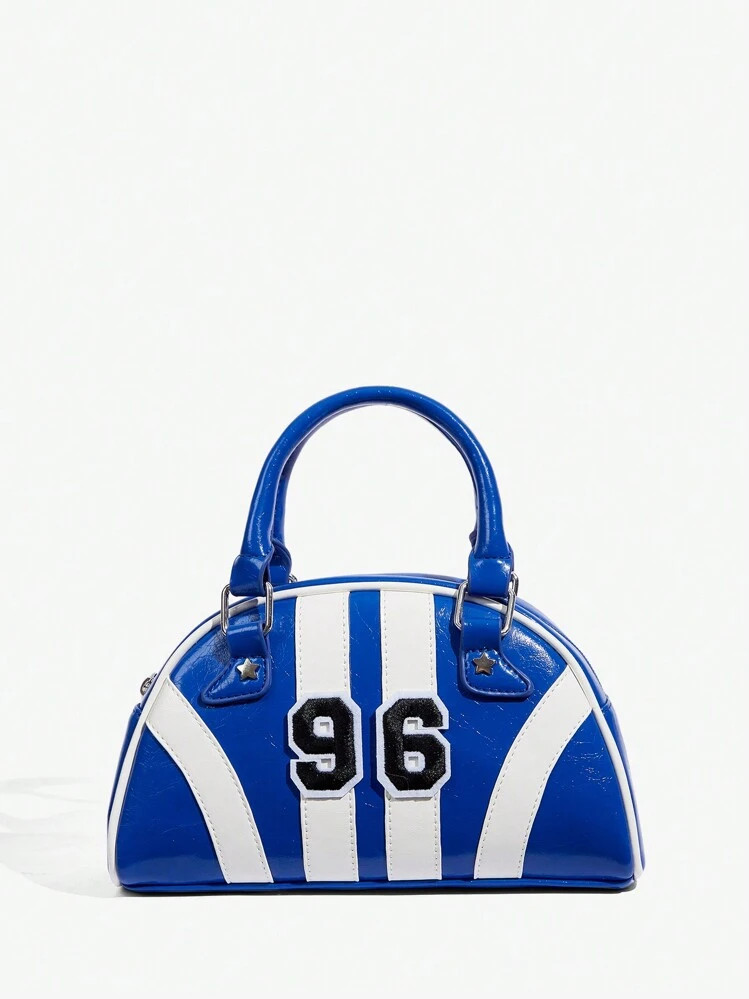 SHEIN X Lucía Bellido SHEIN ICON LADIES,WOMEN TOP HANDLE BAG, WOVEN BAG,SPORT BAG, Bowling Bag,Fashionable, Personality, Street, Sweet And Cool Girls, Y2K, Retro, College, Digital, Sports, Bag For School,Teenagers, Y2k Bag, 2000s Fashion Style | SHEIN