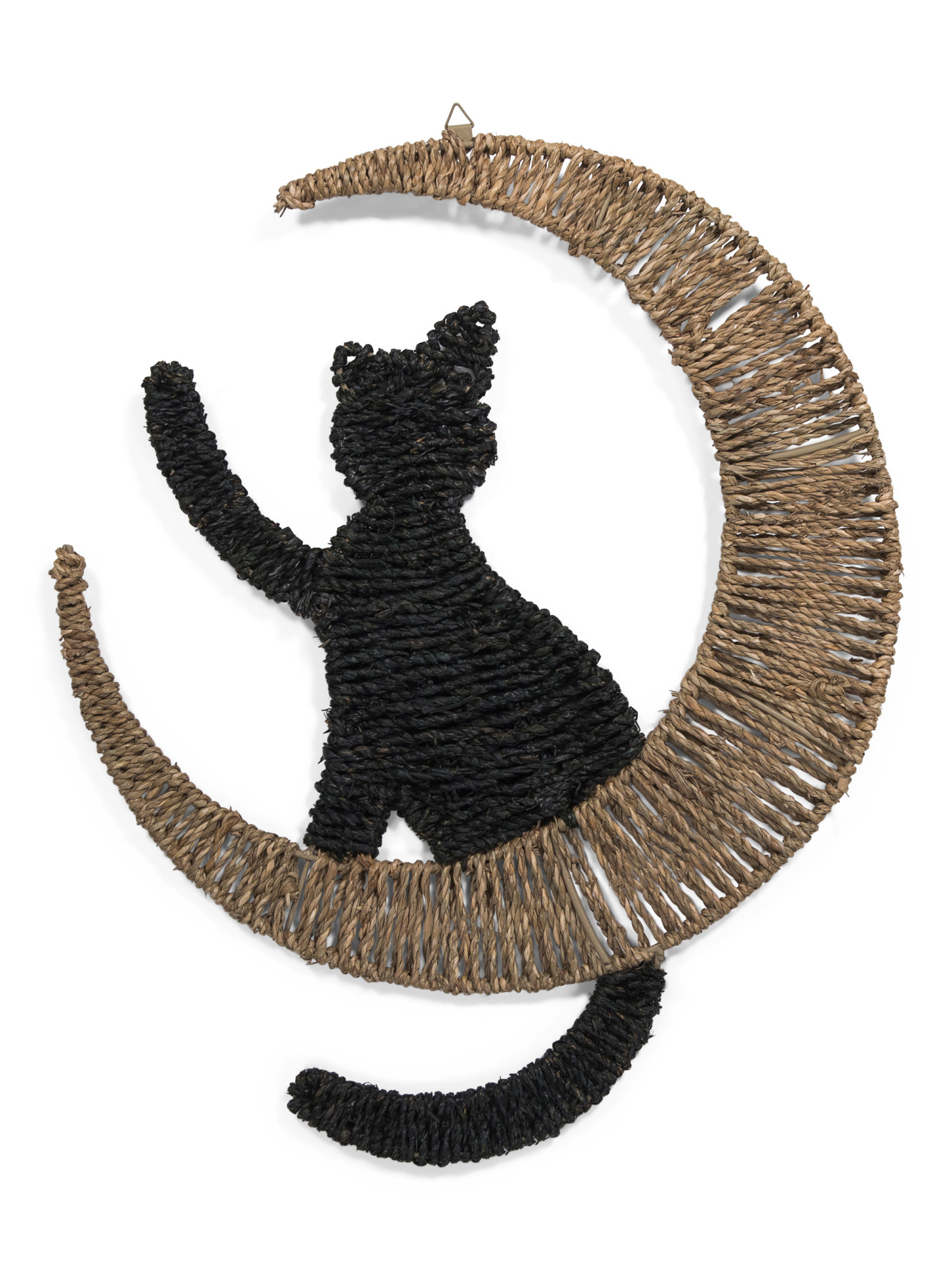 16.5x20 Seagrass Halloween Cat Wall Decor | TJ Maxx