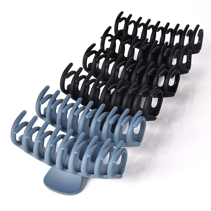 Bealee Big Hair Claw Clips for Women Girls, Nonslip Matte Hairclips for Thick Thin Hair, 4 Inch L... | Amazon (US)
